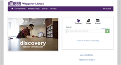 Desktop Screenshot of library.trevecca.edu