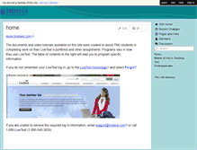 Tablet Screenshot of livetext.wiki.trevecca.edu