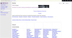 Desktop Screenshot of faculty.wiki.trevecca.edu