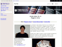 Tablet Screenshot of aharber.wiki.trevecca.edu